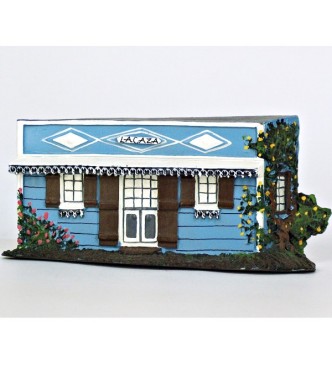 maison La caza (Réunion), bleu