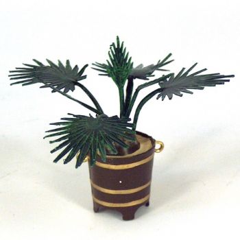 Petit palmier en pot en volume