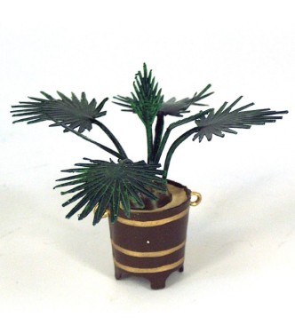 Petit palmier en pot en volume