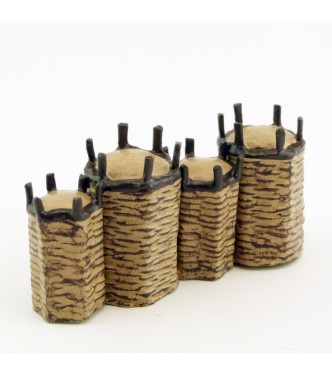 ensemble de 4 gabions (en volume)