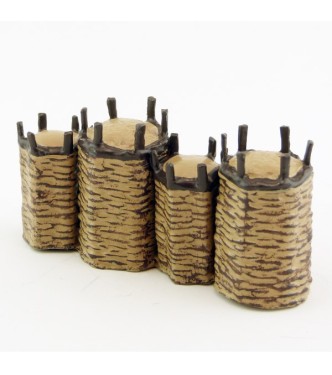 ensemble de 4 gabions (en volume)