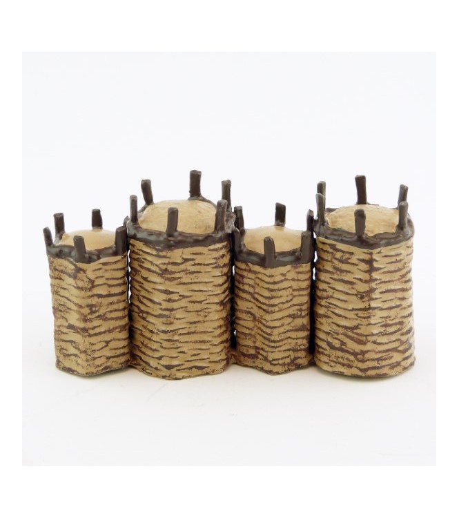 ensemble de 4 gabions (en volume)