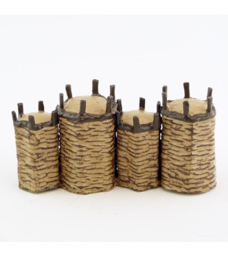 ensemble de 4 gabions (en volume)