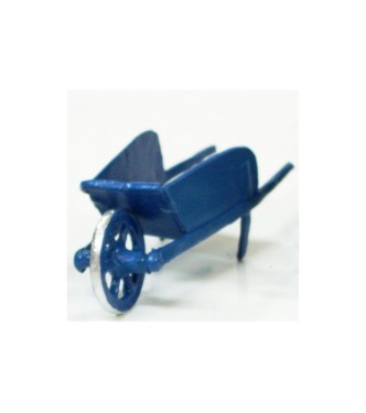 Brouette bleu
