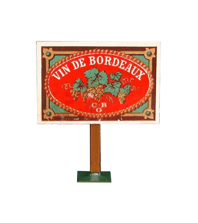 Panneau "Vins de Bordeaux"