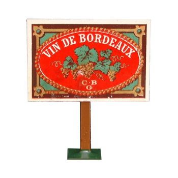 Panneau "Vins de Bordeaux"