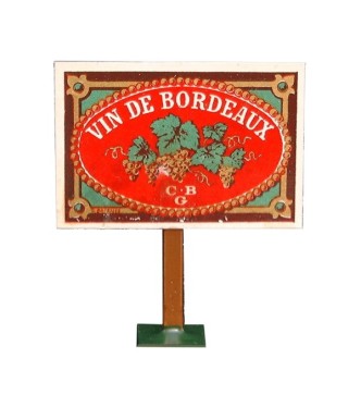 Panneau "Vins de Bordeaux"