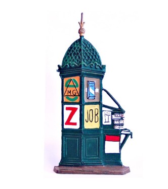 colonne Morris avec kiosque à journaux