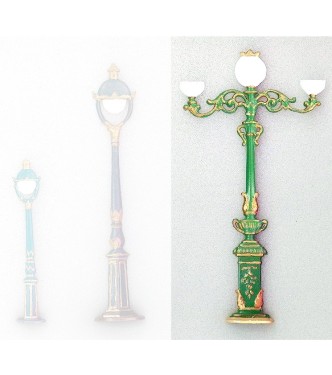 lampadaire à 3 branches