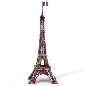 tour Eiffel avec drapeau français (h. 10,5 cm)