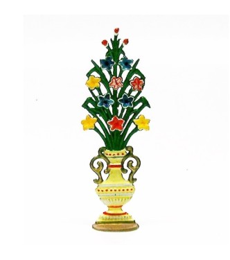 pot de fleurs (multicolores)