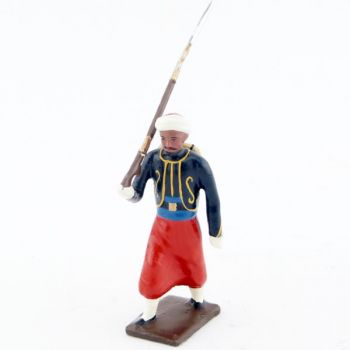 fantassin du 3e rgt de zouaves (tombo jonquille) avec chèche (turban)