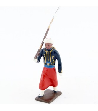 fantassin du 3e rgt de zouaves (tombo jonquille) avec chèche (turban)