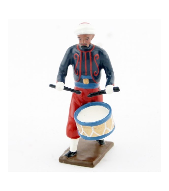 caisse roulante (tambour) de la musique du 1er rgt de zouaves