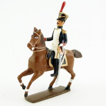 officier à cheval des fusiliers saint cyr (1812)