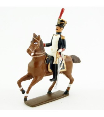 officier à cheval des fusiliers saint cyr (1812)