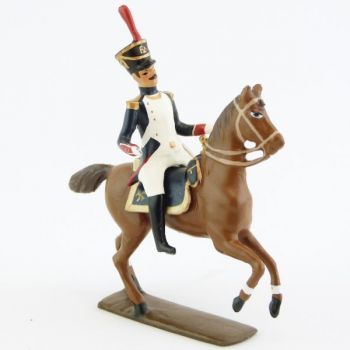 officier à cheval des fusiliers saint cyr (1812)