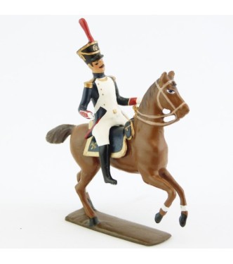 officier à cheval des fusiliers saint cyr (1812)