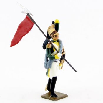 2e porte-aigle des dragons de la garde (dragons jaunes) (1812)