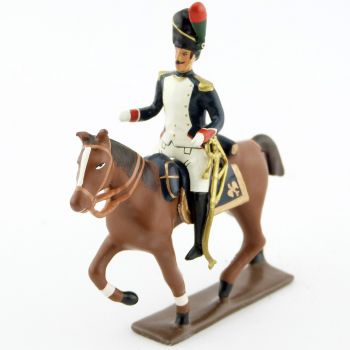 officier à cheval des chasseurs à pied de la Garde (1806)