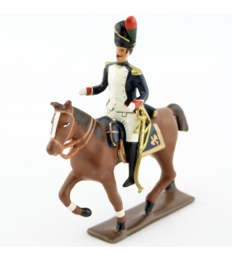 officier à cheval des chasseurs à pied de la Garde (1806)