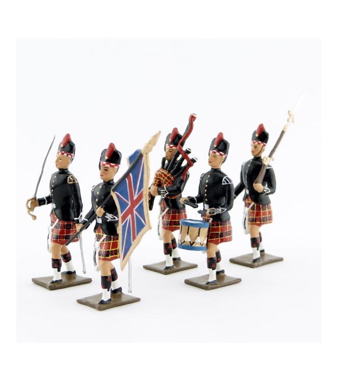 48e rgt de Highlanders ''Gordon'', ensemble de 5 figurines
