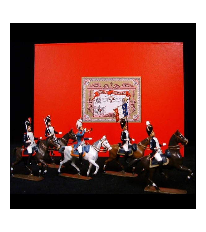 coffret de 5 cavaliers - Grenadiers de la garde à cheval (1809)