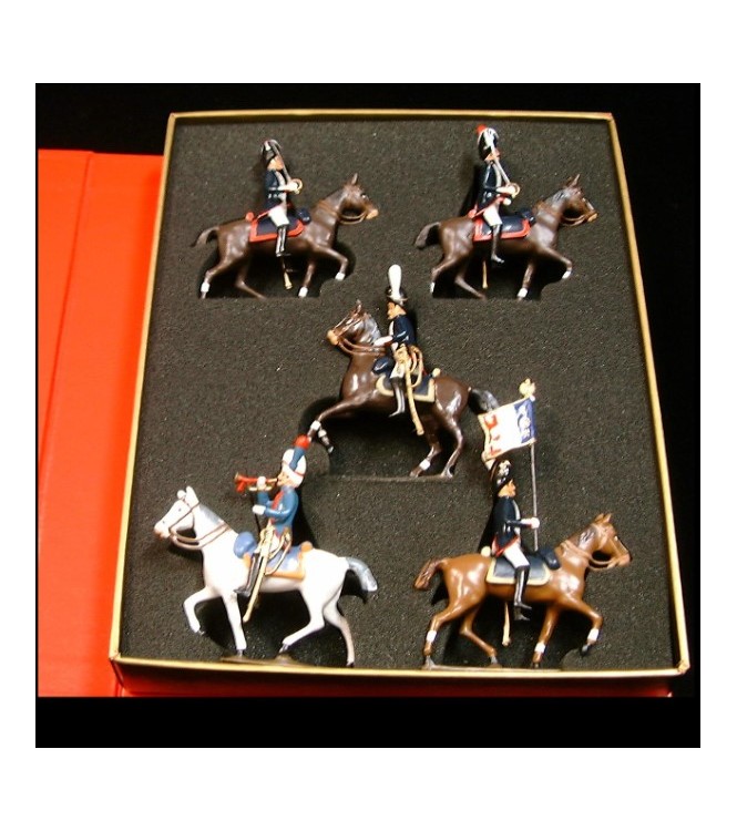 coffret de 5 cavaliers - Grenadiers de la garde à cheval (1809)