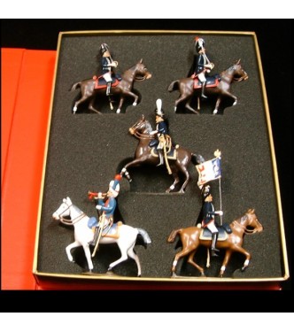 coffret de 5 cavaliers - Grenadiers de la garde à cheval (1809)