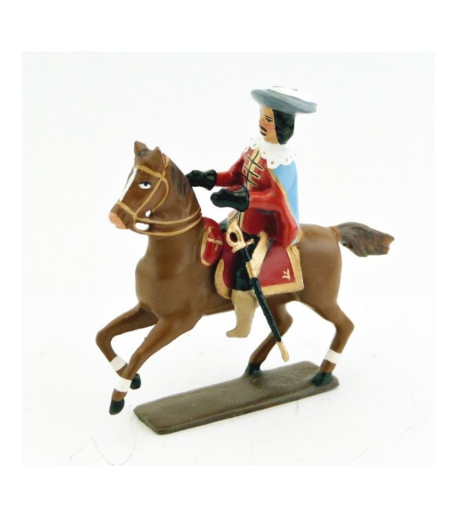officier des mousquetaire louis xiii à cheval (1610)