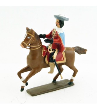 officier des mousquetaire louis xiii à cheval (1610)