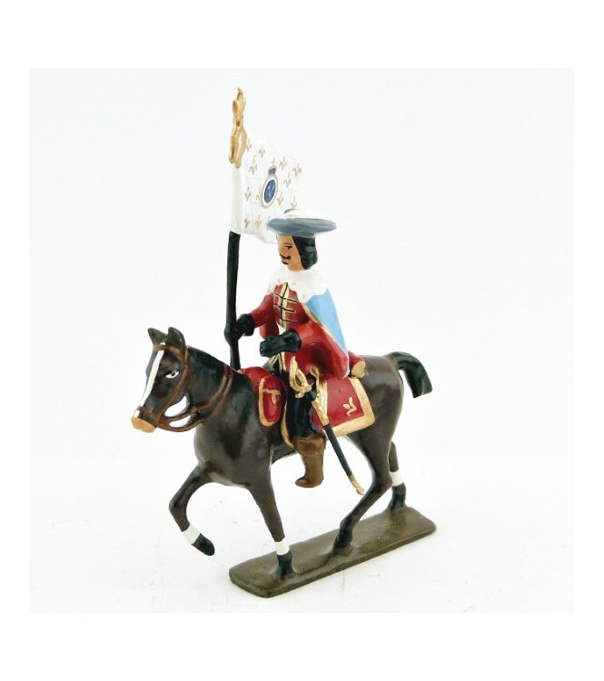 etendard des mousquetaire louis xiii à cheval (1610)