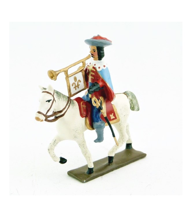 trompette des mousquetaire louis xiii à cheval (1610)