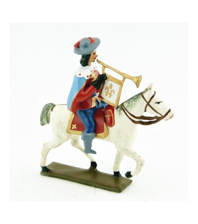 trompette des mousquetaire louis xiii à cheval (1610)