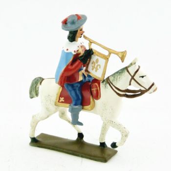 trompette des mousquetaire louis xiii à cheval (1610)