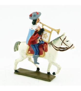 trompette des mousquetaire louis xiii à cheval (1610)