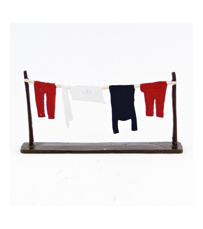 fil à linge (pantalons rouges)