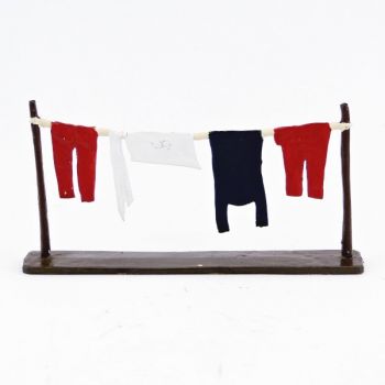 fil à linge (pantalons rouges)