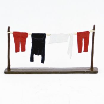 fil à linge (pantalons rouges)