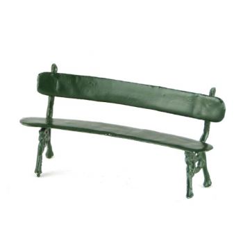 banc de jardin public (bergère) vert