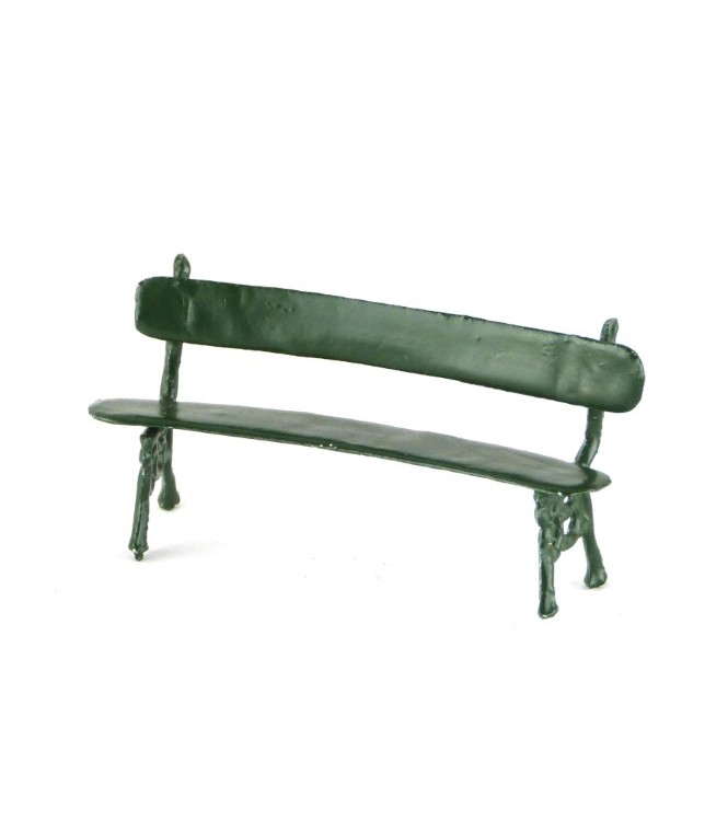 banc de jardin public (bergère) vert
