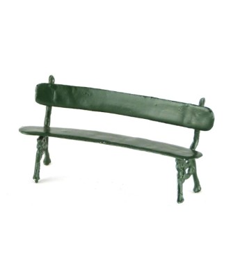 banc de jardin public (bergère) vert