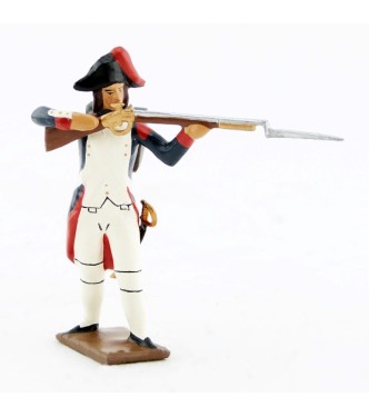 fantassin au feu de l'infanterie campagne d'Egypte (1799), fusil en joue