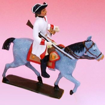 Conde Cavalerie (1745) - figurine à cheval