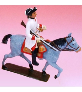 Conde Cavalerie (1745) - figurine à cheval