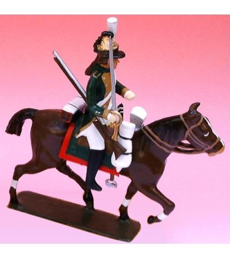 Conde Dragons (1776) - figurine à cheval