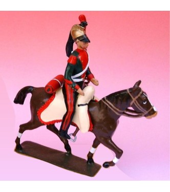 2e Rgt De Dragons (1830-1852) - figurine à cheval