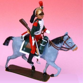 2e Rgt De Dragons (1852-1867) - figurine à cheval