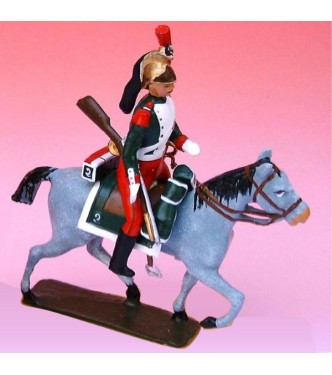 2e Rgt De Dragons (1852-1867) - figurine à cheval