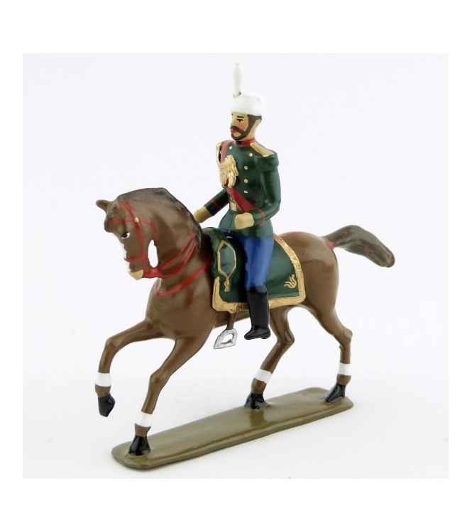Tsar Nicolas II à cheval